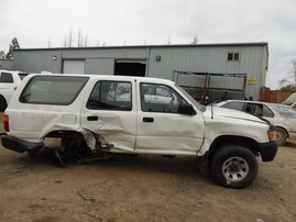 1995 TOYOTA 4RUNNER SR5 WHITE 2.4L MT 4WD Z18133